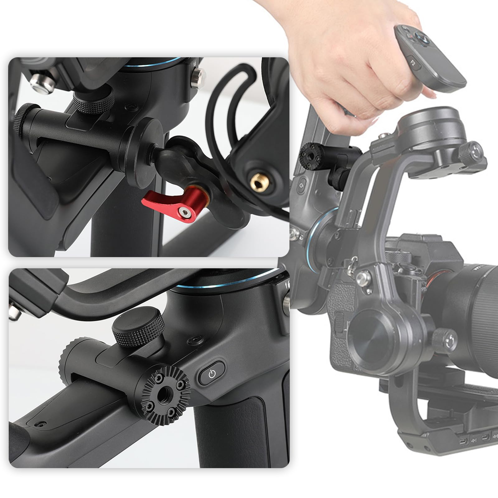 per SCORP/SCORP-C Accessori per fotocamera Espansione con Piastra Standard a Sgancio Rapido per Espansione Fotocamera DSLR Strumento di compatibilità