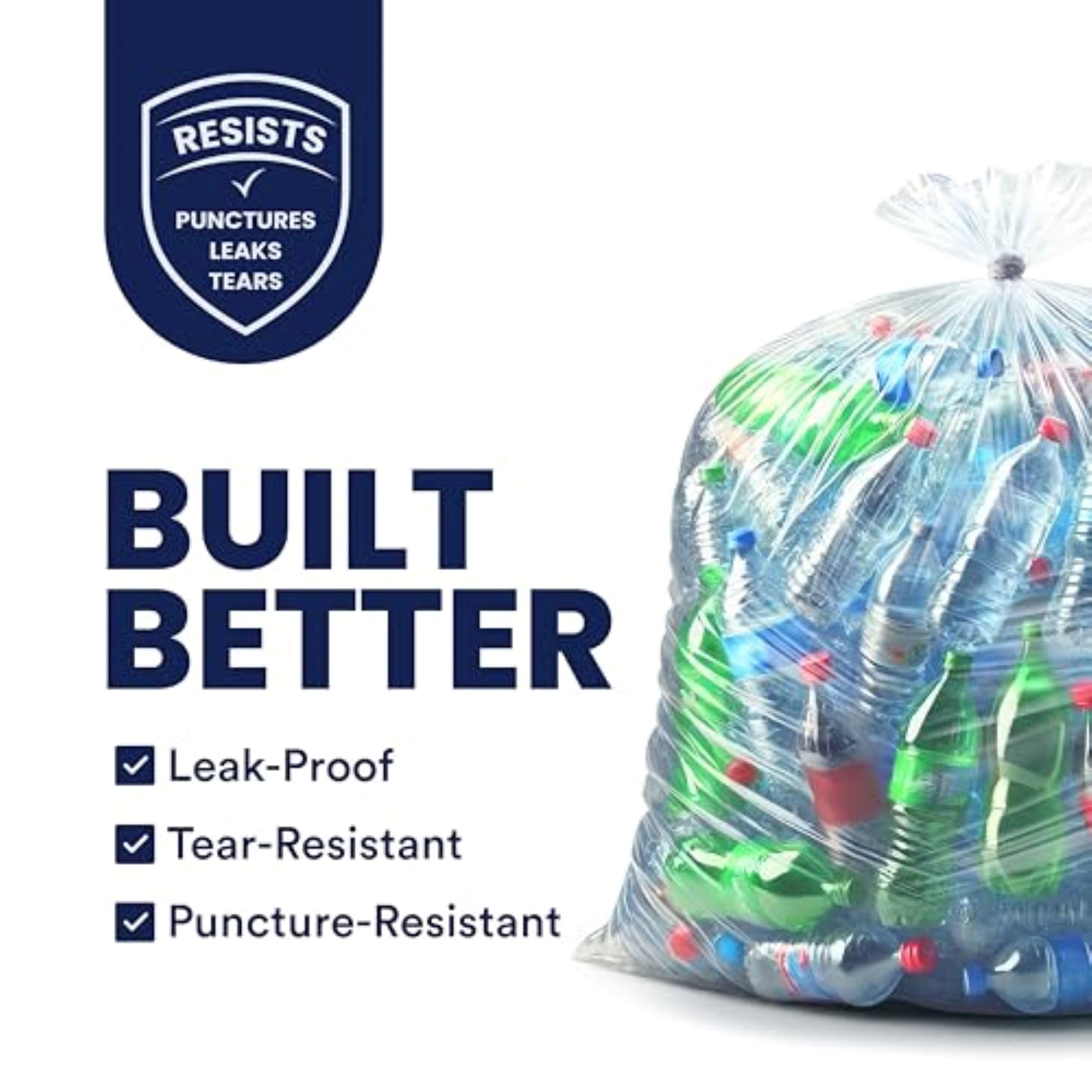Plasticplace T55200CL Worki na Śmieci, 50 szt.