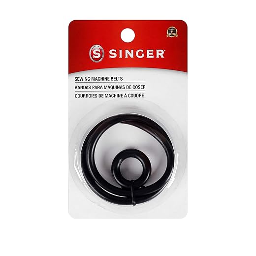 SINGER 2125 Sewing Machine Belt and Bobbin Winding Belt , Black
