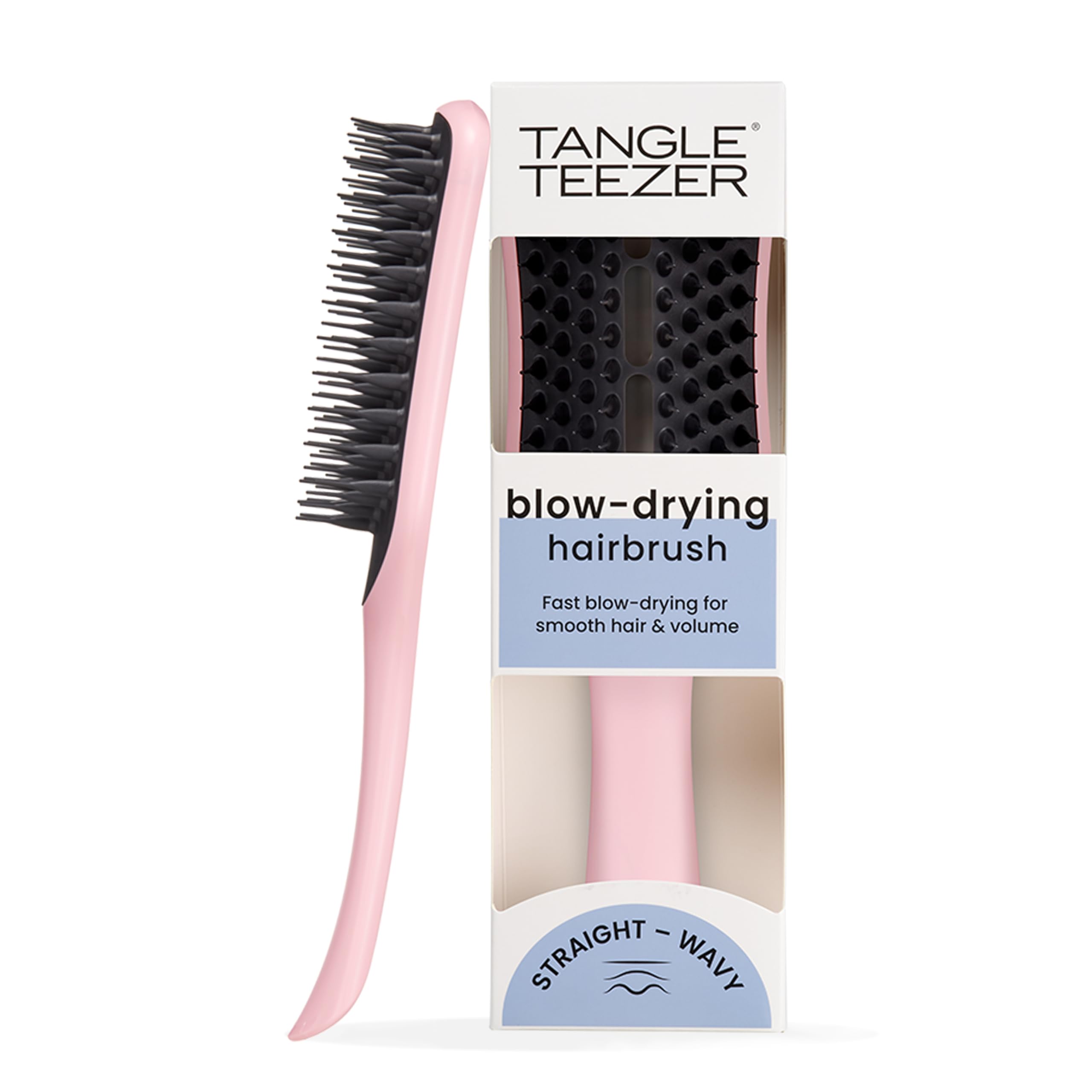 Tangle Teezer Easy Dry & Go do mokrych włosów delikatnych i średnich - dodaje objętości, gładkości i połysku - szczotka do suszenia włosów skraca czas i zmniejsza zniszczenie włosów - Radosny róż