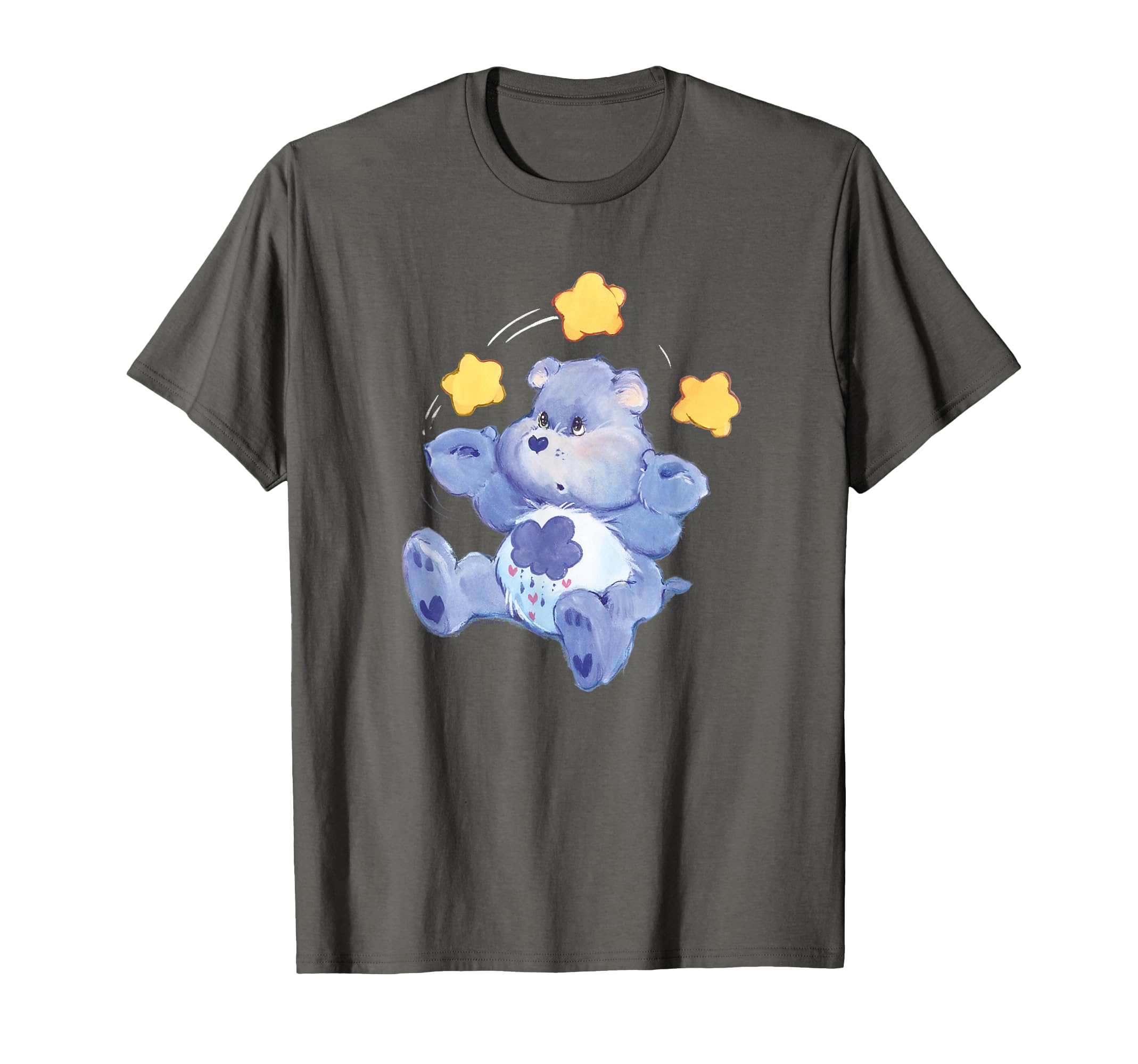 Care Bears Vintage Classic Grumpy Bear Shooting Star Juggle T-Shirt