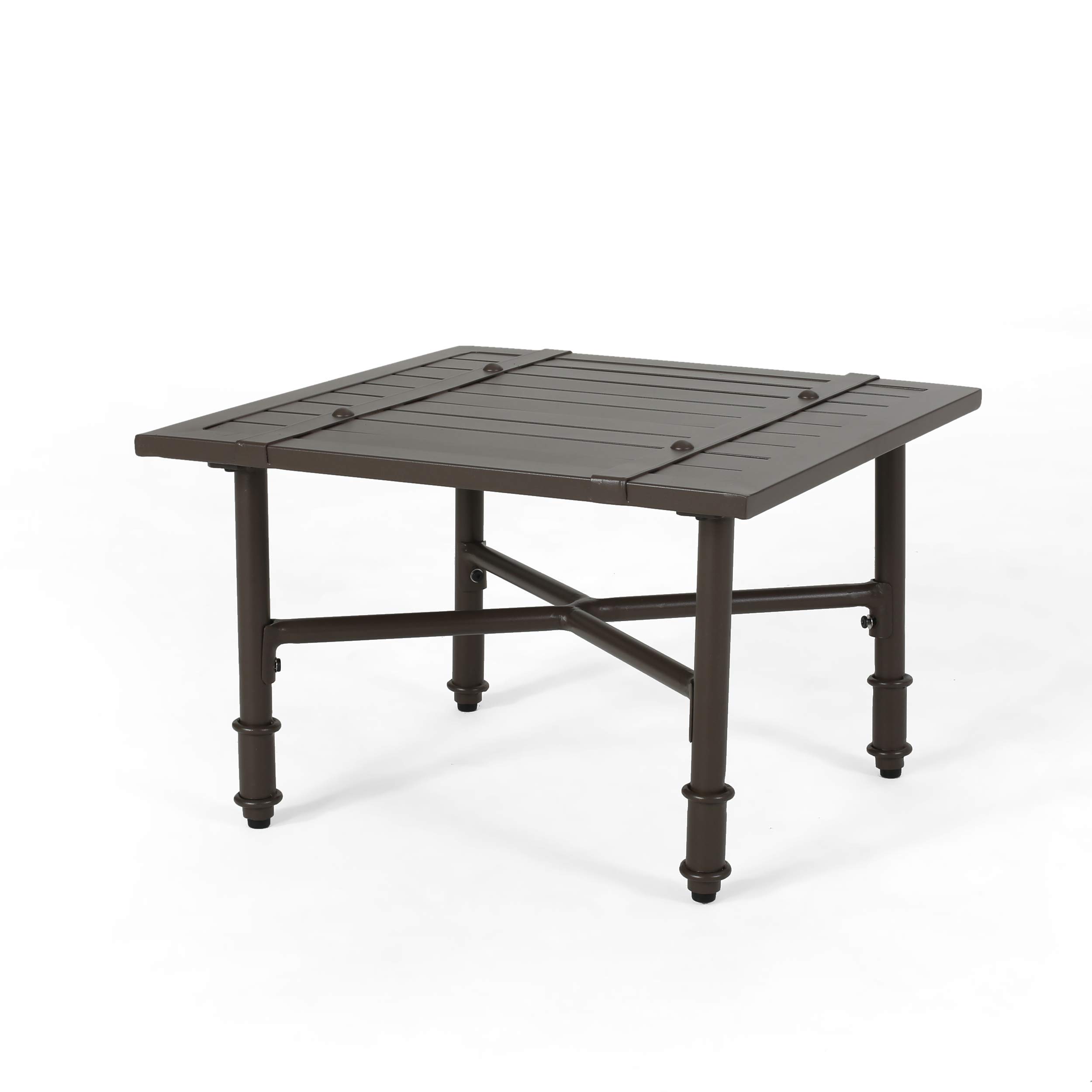 Photo 1 of **SEE NOTES**
Great Deal Furniture Francis Outdoor Aluminum Side Table, Brown