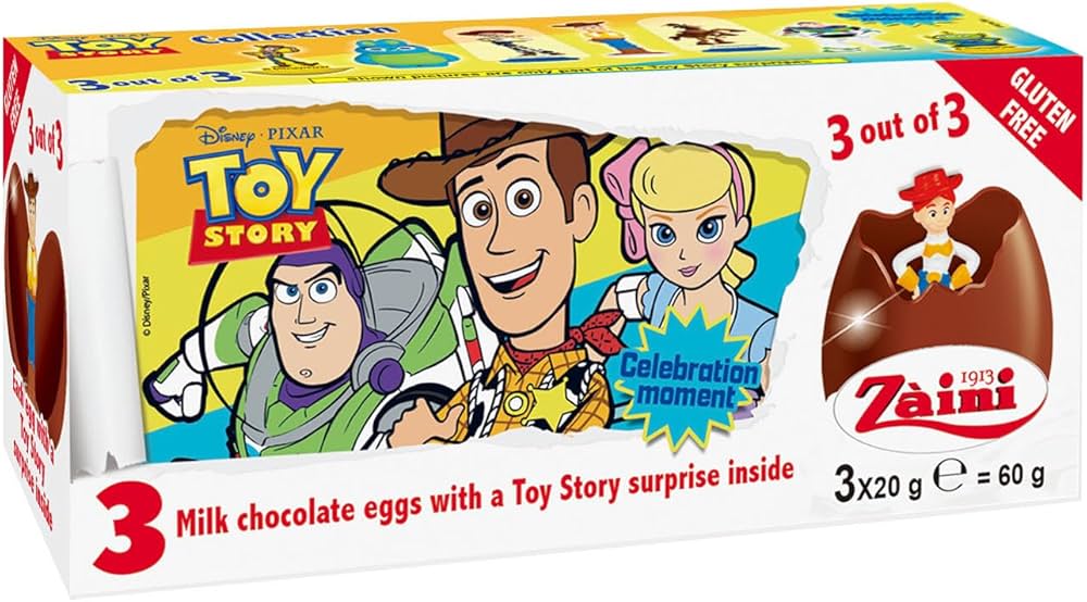 Amazon | トイストリー4 チョコレートエッグ 3個入り | Zaini