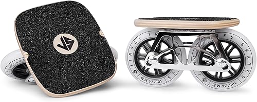 Miniatura 3 de Freesktes Drift Board Brush Street Transport Big Wheel Road Board High Elastic Super Wheel Race Marathon Tabla entera Split Skateboard-Rueda de