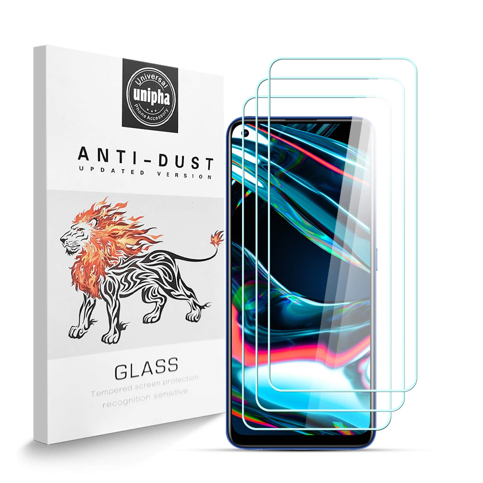 Acquista Protezione dello schermo in vetro temperato per Realme 6 Pro 5 5s 5i 6i 6s 7 7i 8 C11 C15 C20 C21 GT Neo C2 C3 XT X2 OPPO A72 A73