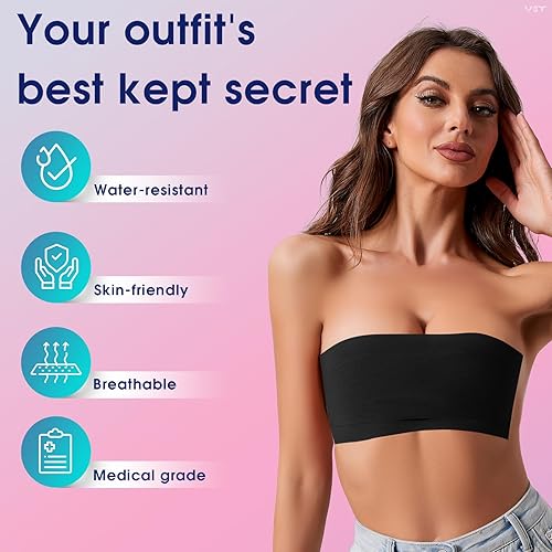 Miniatura 4 de VBT Cinta adhesiva para senos Cinta de levantamiento de senos, cinta corporal para levantamiento de senos con sujetador adhesivo reutilizable de