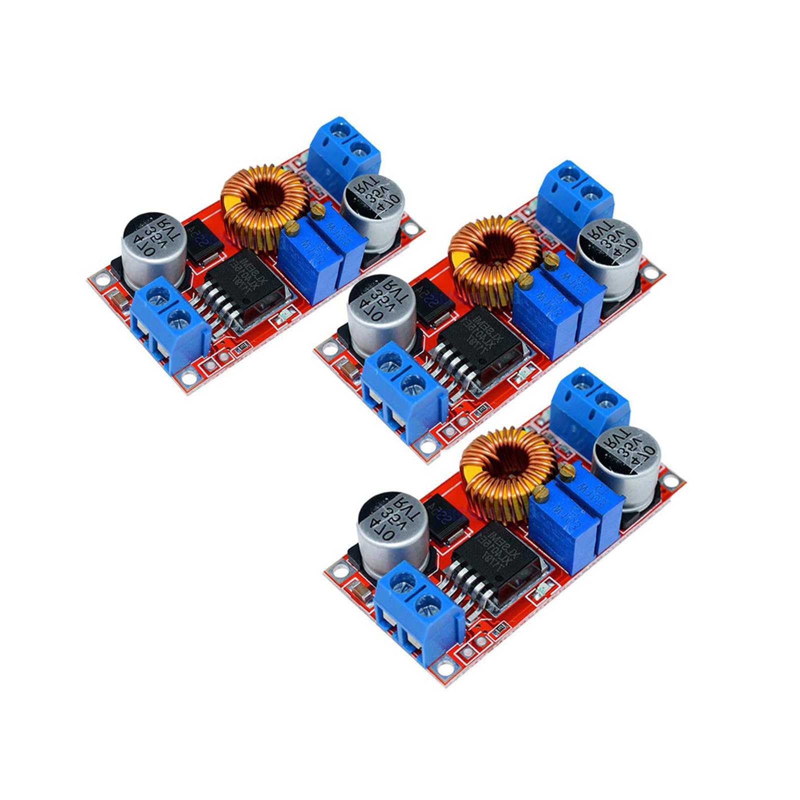 hiBCTR 3 Packs XL4015 5A DC to DC CC CV Lithium Battery Step Charging Board is an LED Power Converter Charger Step Module.