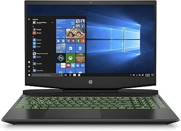 HP Pavilion Gaming 15.6-Inch Micro-EDGE Laptop, Intel Core i5-9300H Processor, NVIDIA GeForce GTX 1650 4 GB, 8 GB SDRAM, 256 GB SSD, Windows 10 Home 15-dk0020nr, Shadow Black/Acid Green