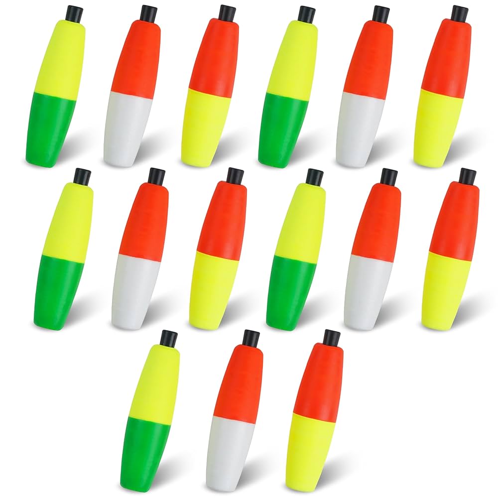 Foam Floats Fishing Rig Floats - 60Pack Pompano Rig Floats Snell Float Spinner Rig Floats Pompano Rigs