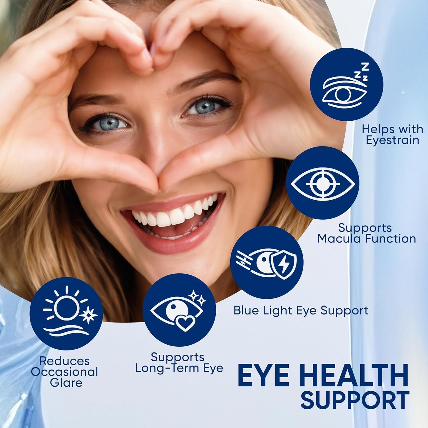 2 Pack, Complexe de soins oculaires 15 en 1, confort et clarté des yeux