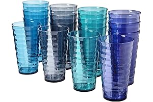 US Acrylic Splash Plastic Stackable Kitchen Cups