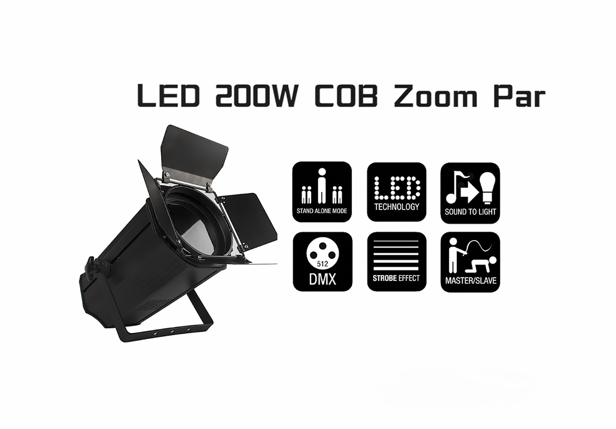 Amazon.com: SHEHDS LED Par Lights COB 200W Linear Zoom Spotlights