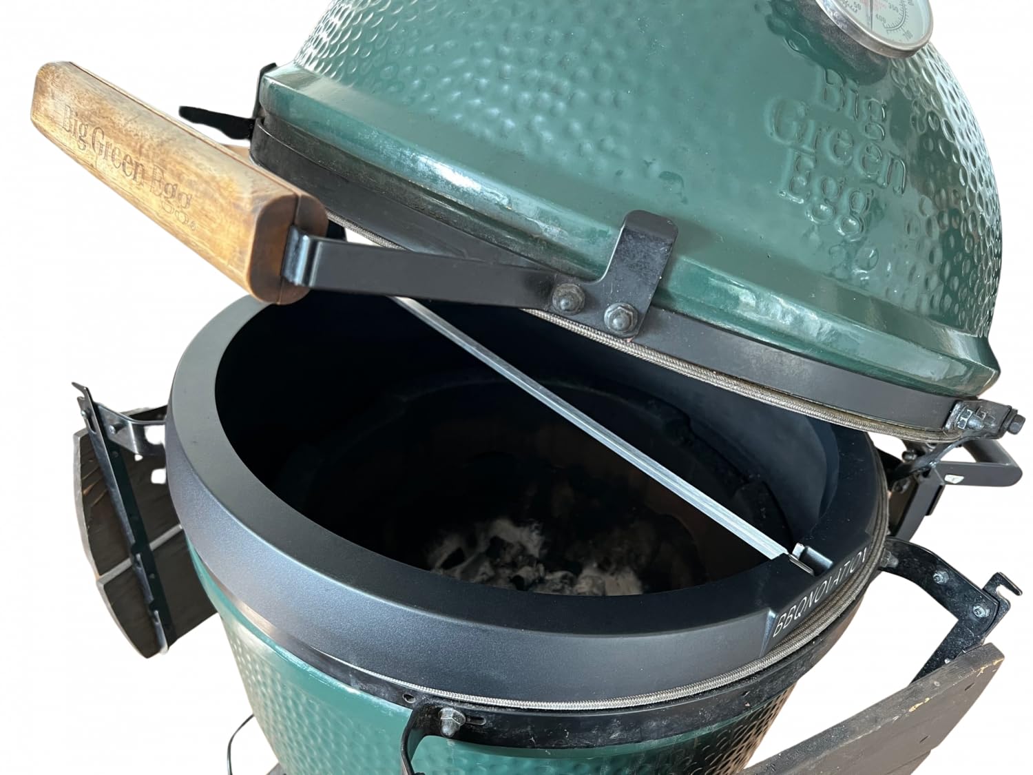 Pincho giratorio de aluminio para Kamado BBQ Large, compatible con Monolith Classic 2.0, Big Green Egg Large, Kamado Joe Large - Pincho para barbacoa, asador, cocción, parrilla de cerámica