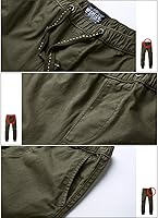 Vista 4 de Match Pantalones deportivos de tela de algodón para hombre