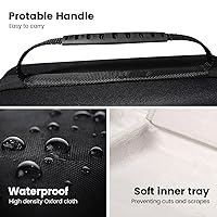 Vista 5 de OPTOSLON Estuche compacto ROG Ally compatible con ASUS ROG Ally XROG Ally Gaming portátil y accesorios, funda rígida para viajes y almacenamiento