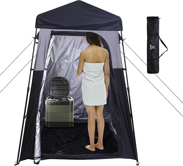 Nice C Camping Shower Tent, Instant Pop Up Changing Tent, Privacy Changing Tent, Outdoor Shower Enclosure, Bathroom Toilet Tent, Oversize (1 Room)