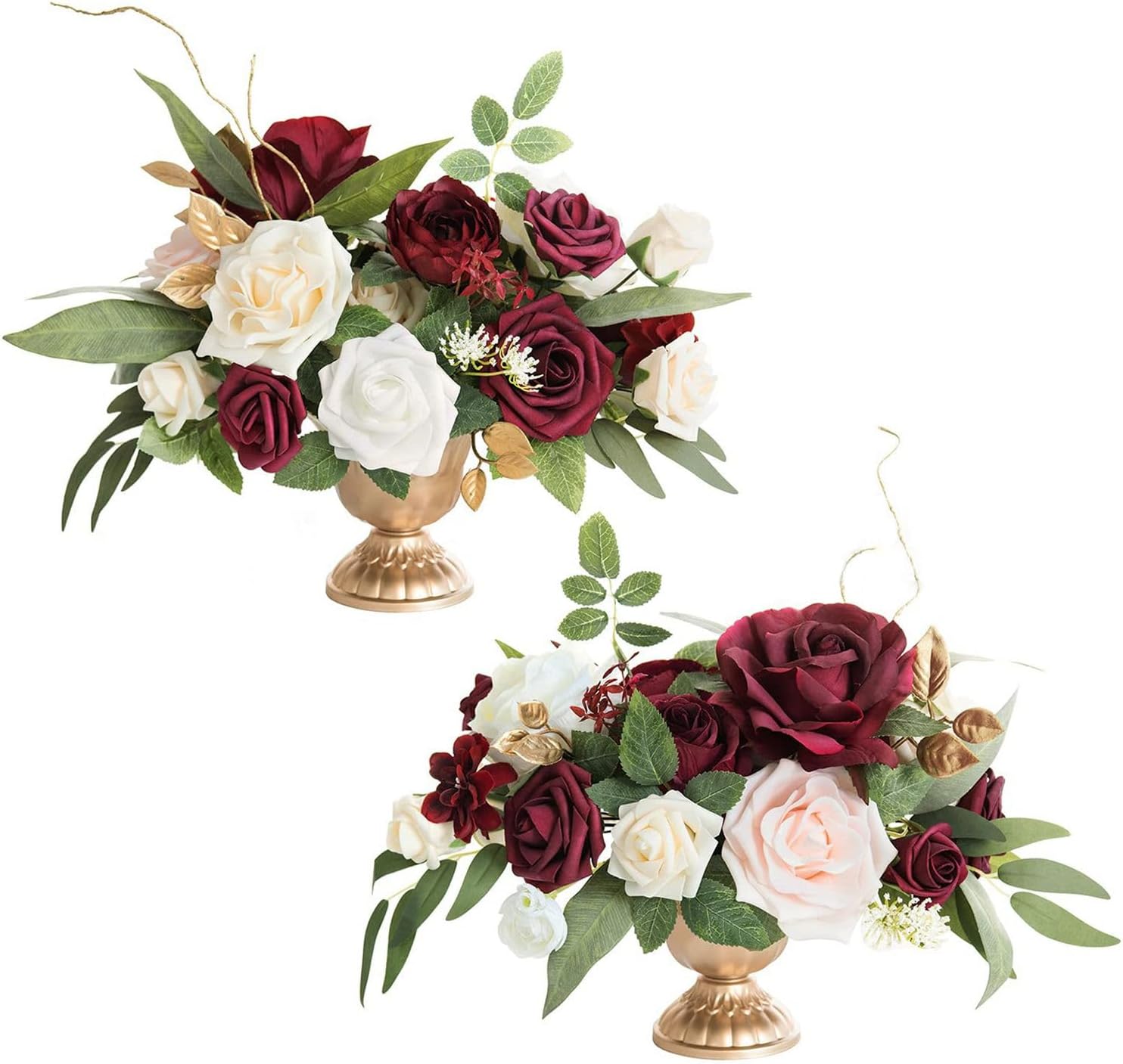 Tkasniy 2Pcs Wedding Artificial Flower Balls Arrangement