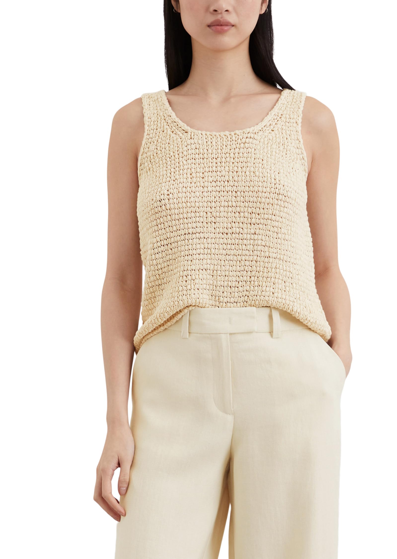 Marc OߴPolo Top de Punto de algodón orgánico Mujer Regular fit