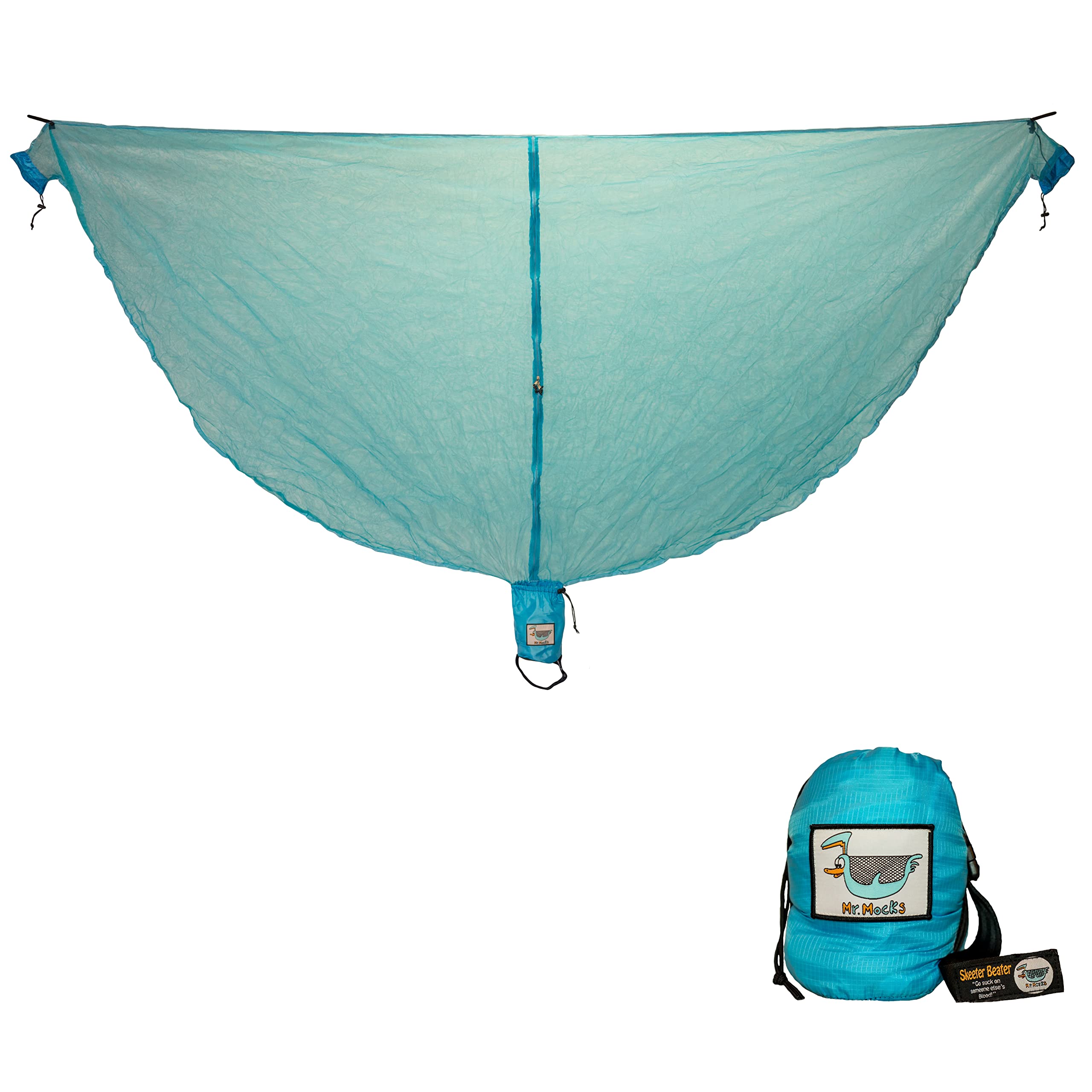 Mr. Mocks Skeeter Beater Mosquito Net Hammock Bug Net Light Weight for Travel Gray, Blue, Black, Brown (Vintage Tracksuit)