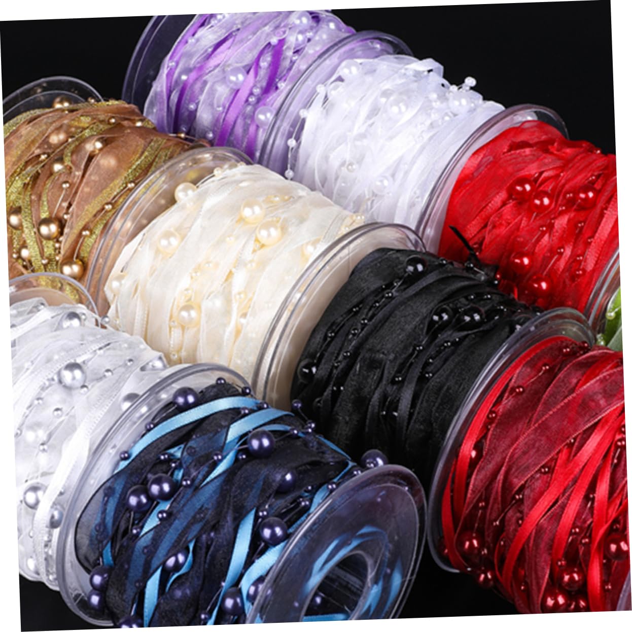 STOBOK 3 Rollen Elegante Hochzeit Band Band Dekorative Bouquet Bänder Blütenblätter Für Hochzeit Decor
