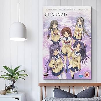 CLANNAD-クラナド- フレームポスター Amazon.co.jp: Clannadポスターアニメポスター部屋美学ポスター