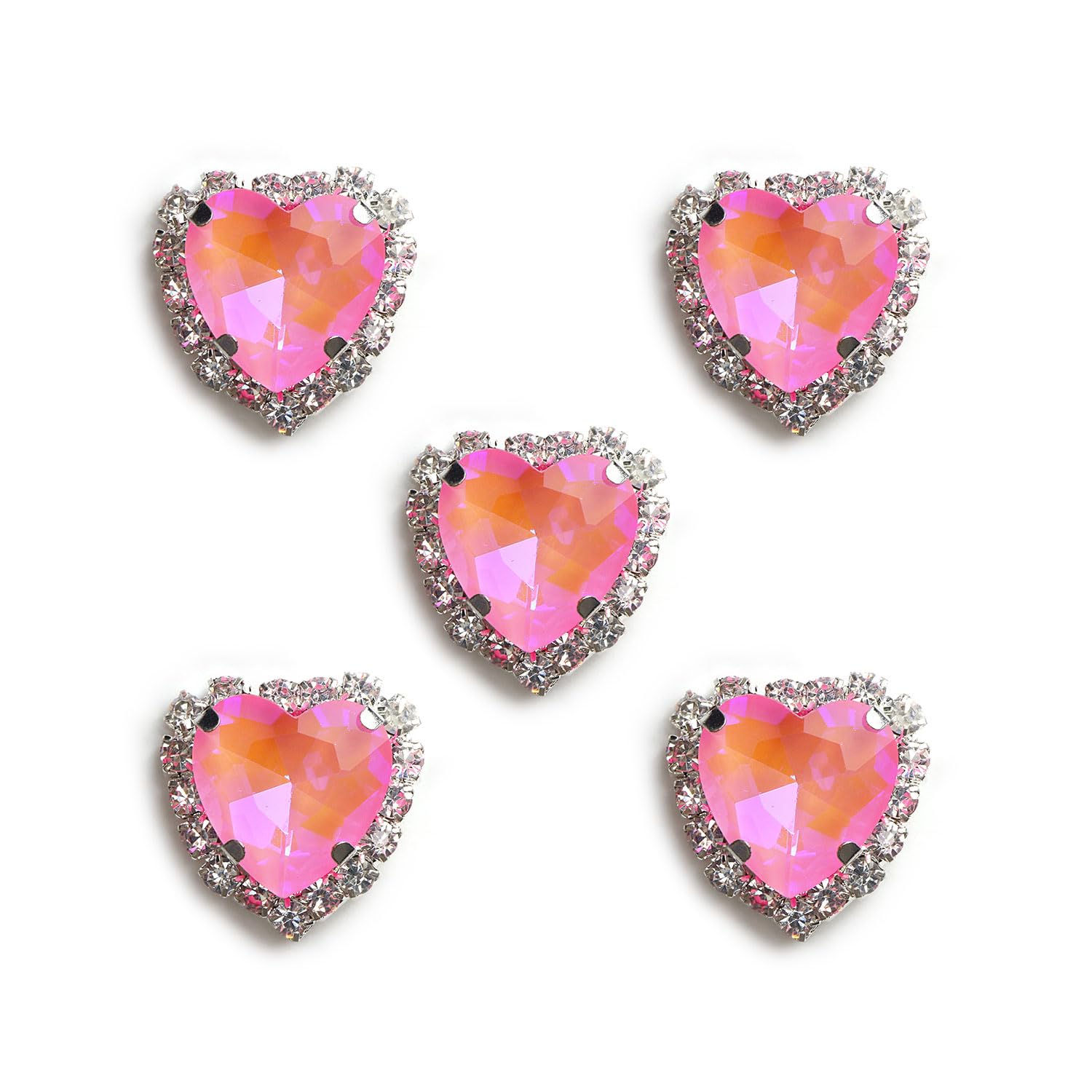 天然石キラキラ砂糖感じ瑪瑙のハート 置物 台座付きNO.041312 天然石