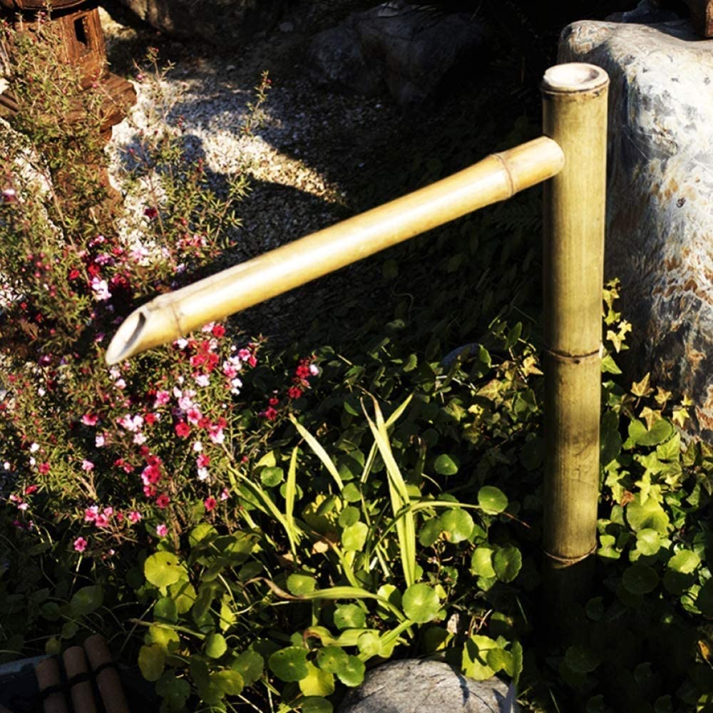 Kit Fontana Di Bambù Fontana Di Bambù Fontana Da Giardino Giapponese Cascata Beccuccio per Fontana All'aperto 100% Fatto A Mano