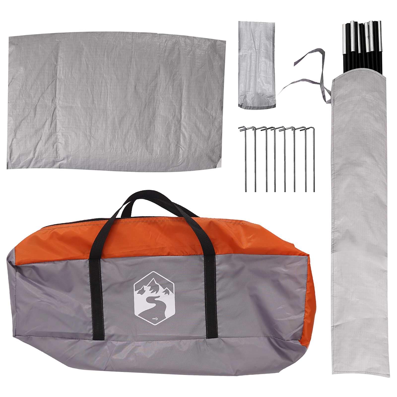 Tenda Per Auto Blu 239x210x210 cm Poliestere E Acciaio