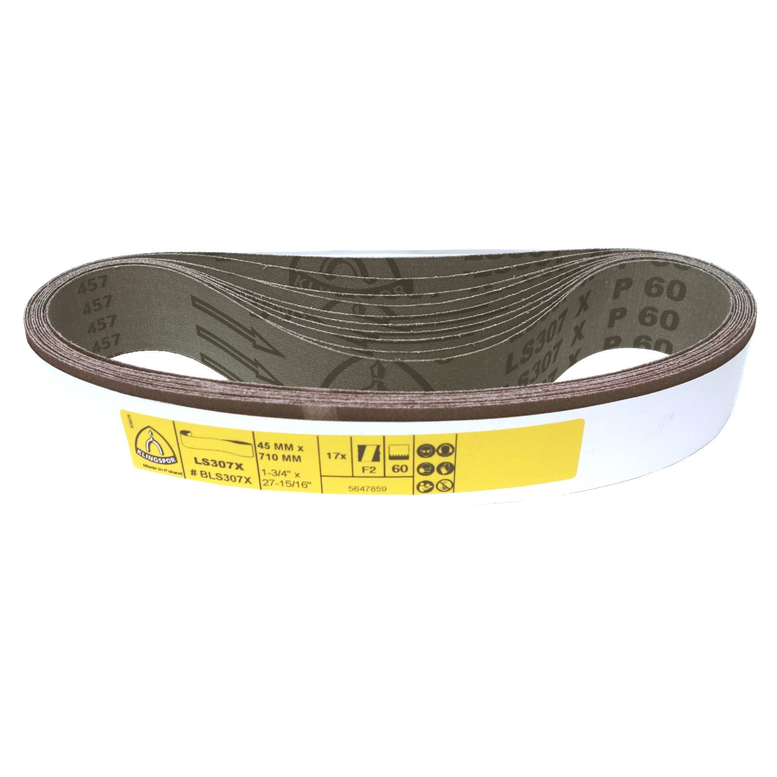 Nastro Abrasivo Stein 75x533mm Grana 60 (5 Unità - Foto 8