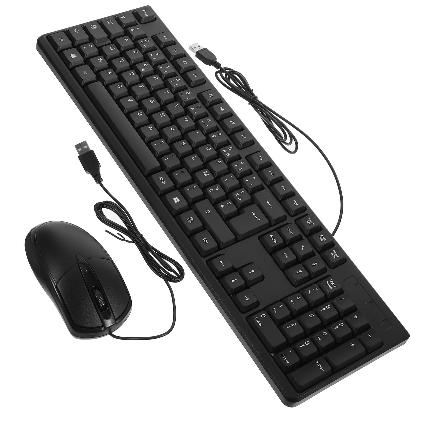 Clavier d'ordinateur filaire USB et souris en ABS stable BESTYASH - 8
