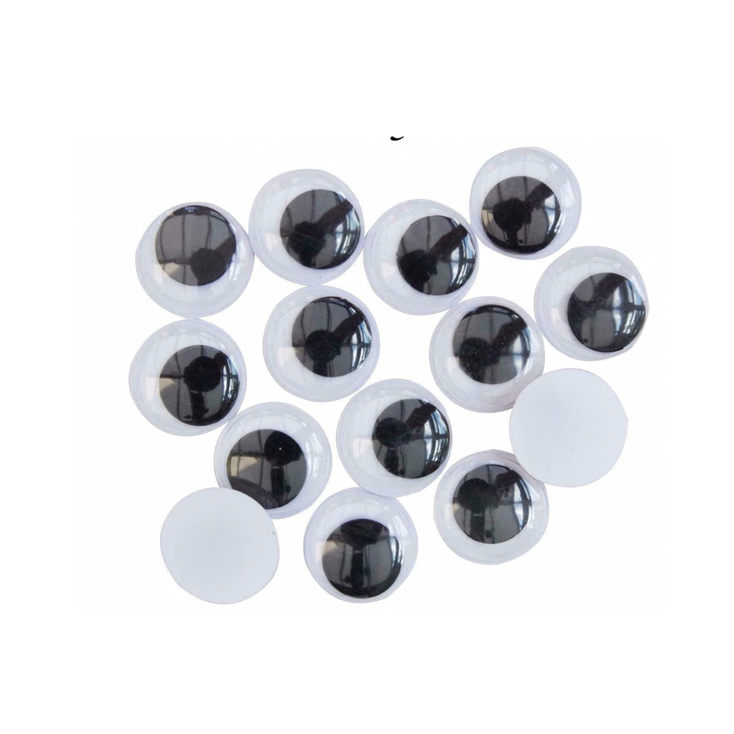 18mm x 14 Googly Eyes Wiggle Woobly Craft Embellishment Google