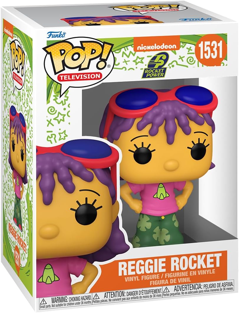 POP! TV: Nick Rewind - Reggie Rocket - Nickelodeon Slime - Collectable Vinyl Figure - Gift Idea - Official Merchandise - Toys for Kids & Adults - Ad Icons Fans - Model Figure for Collectors