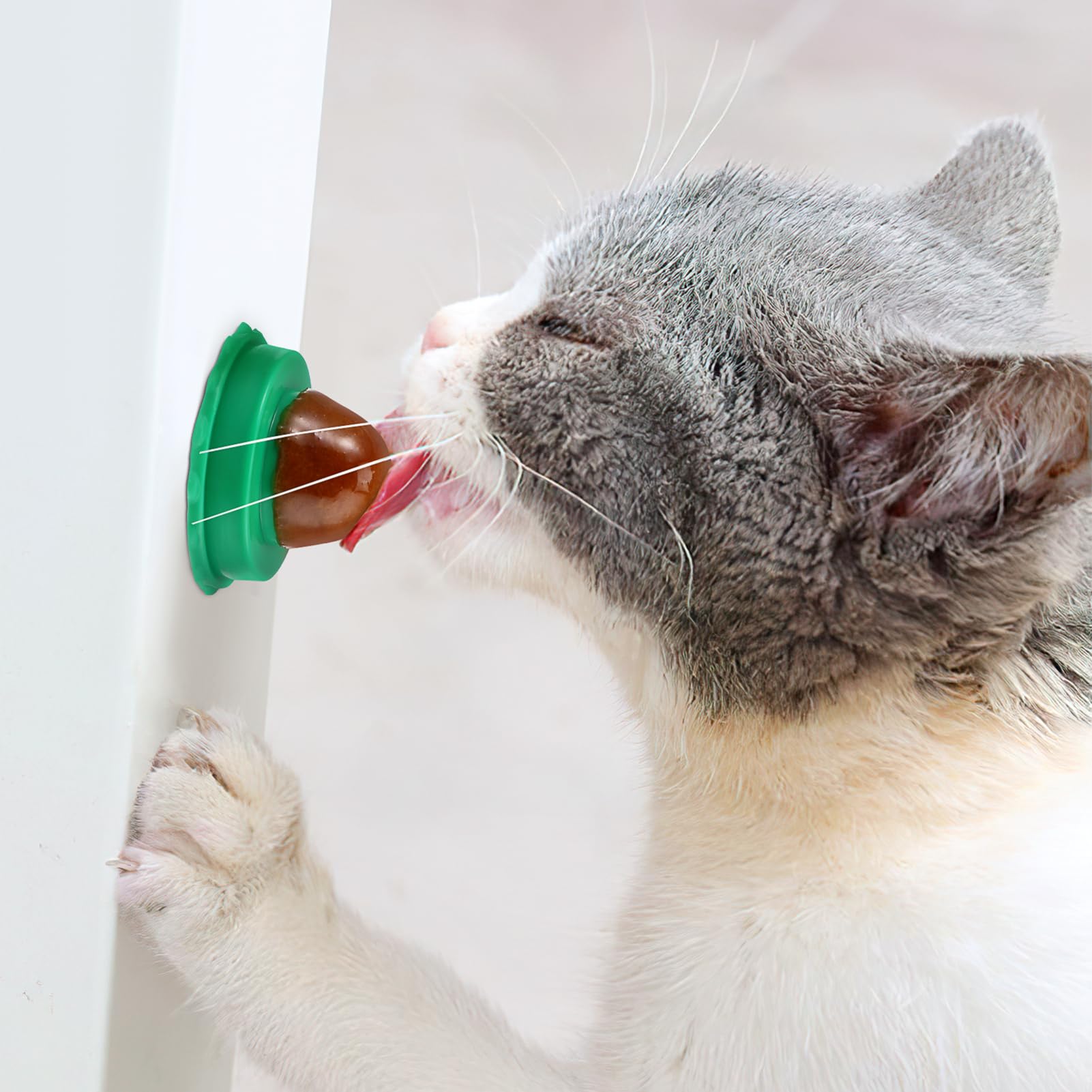 3 Set di Dolcetti per Animali Domestici di Snack per Gatti Che Leccano Caramelle Pesce Colla 10 Pezzi * 3