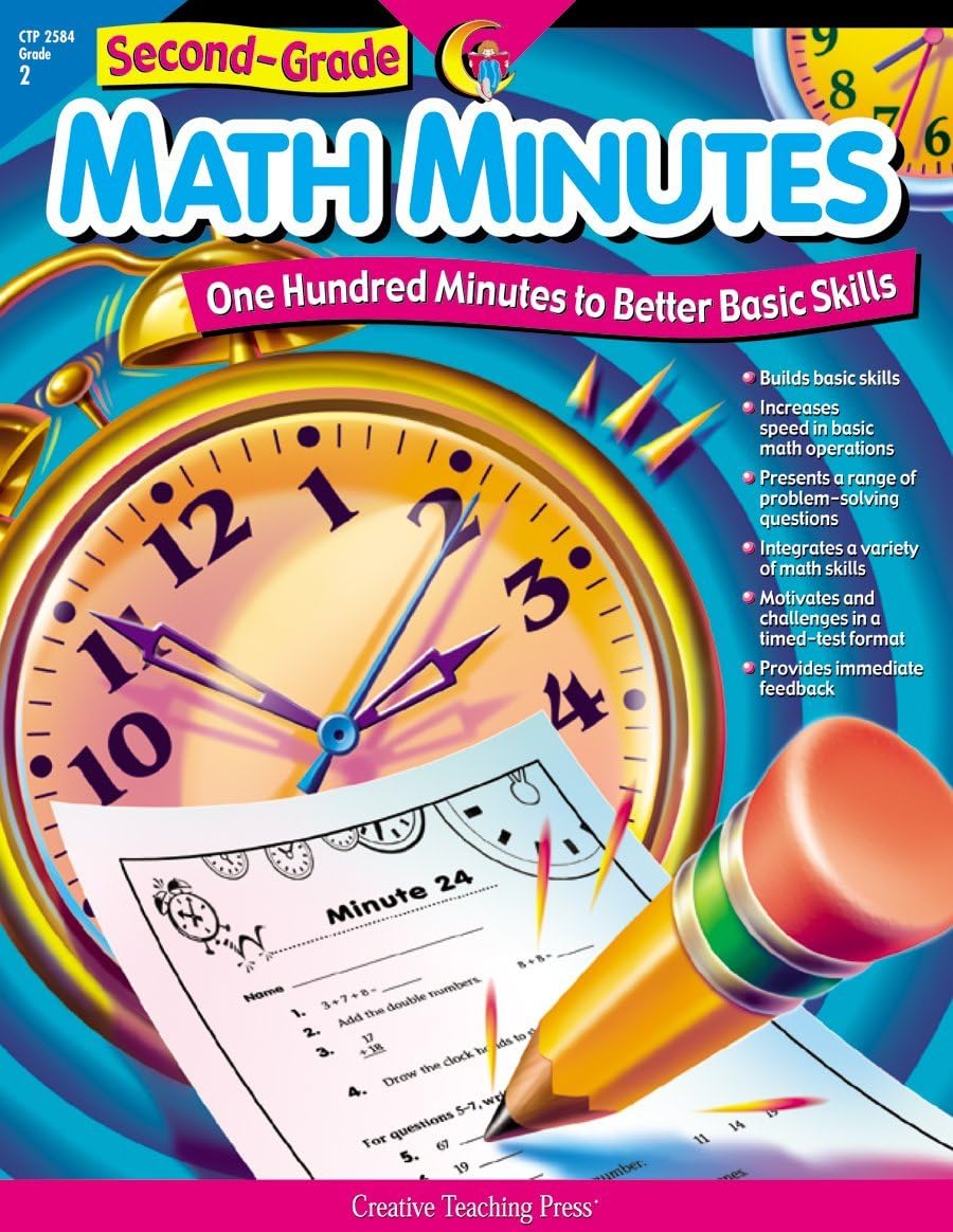 Creative Teaching PressSecond Grade Math Minutes: One Hundred Minutes to Better Basic Skills