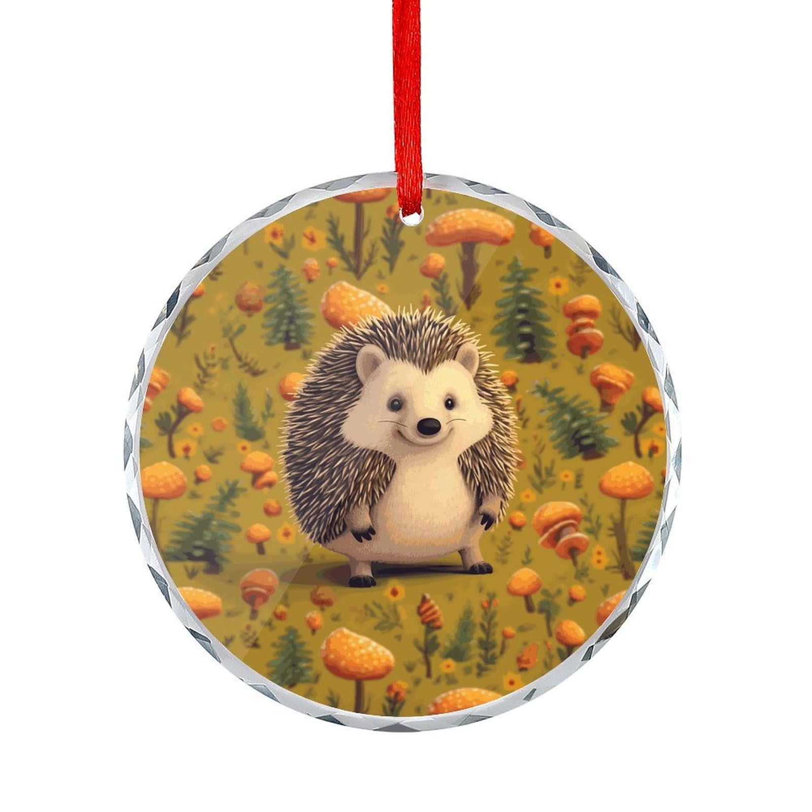 Btcowzrv Style Hedgehog Round Ornament Hanging Pendant Decor