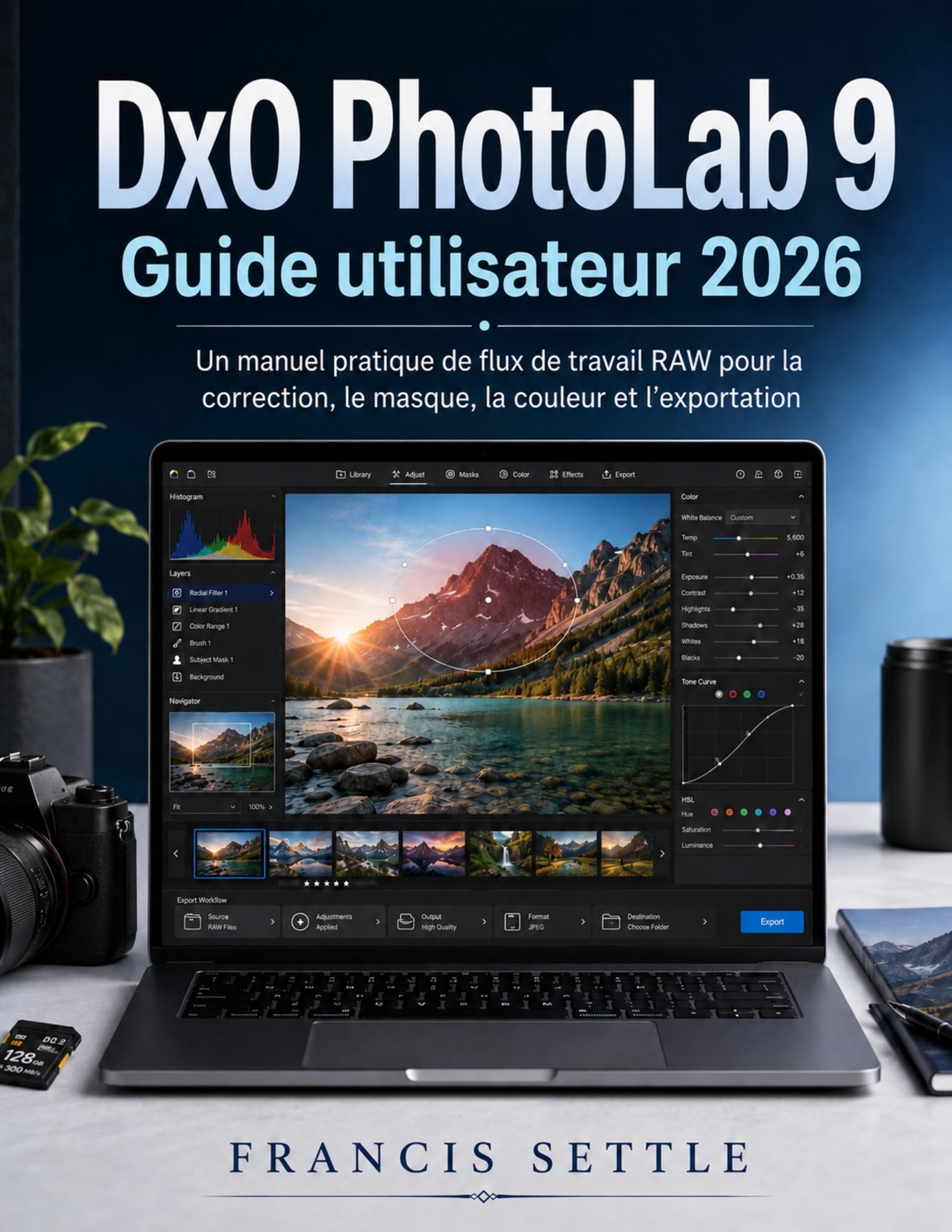 Guide DxO PhotoLab 9 pour flux de travail RAW manuel pratique de correction