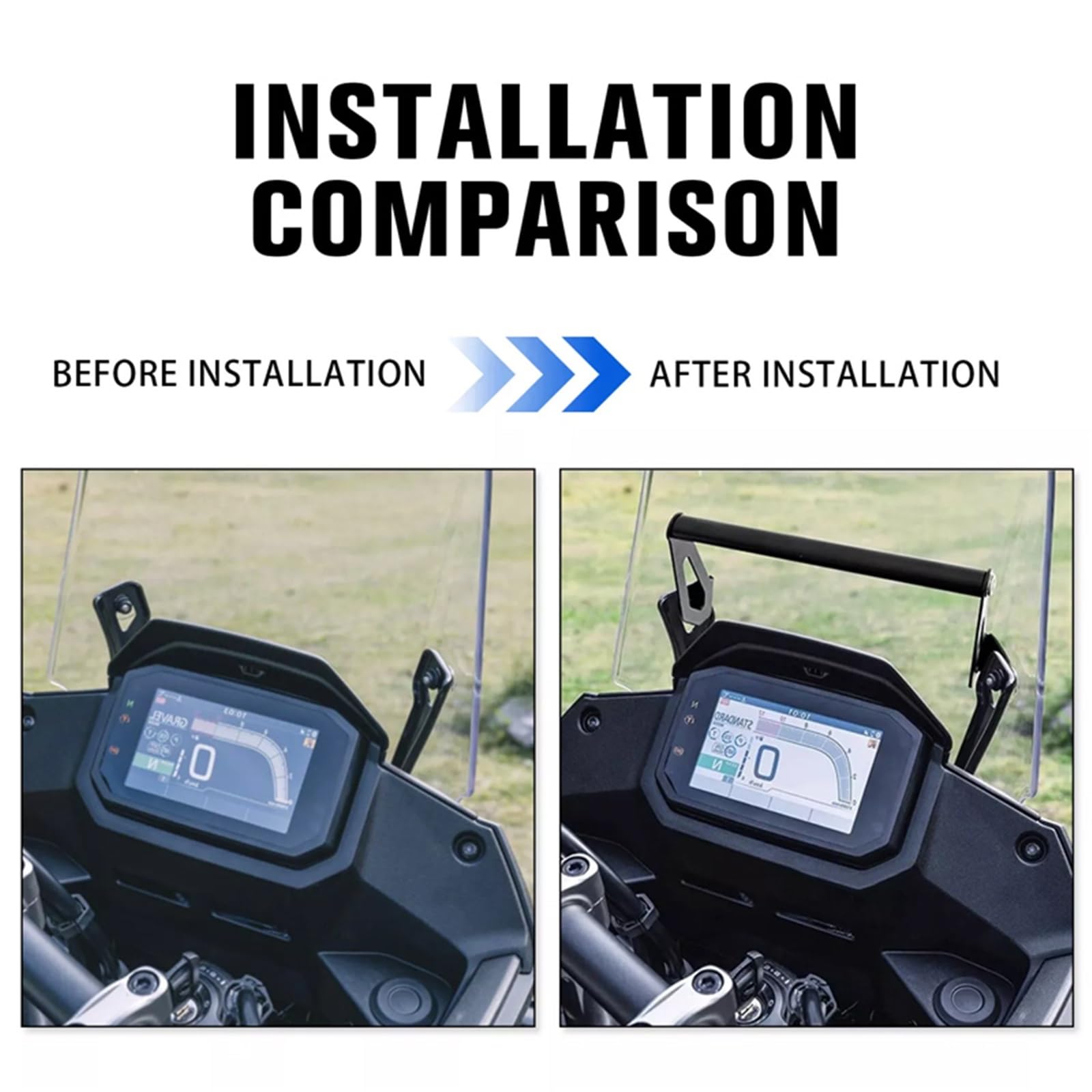 Soporte para Teléfono GPS con Navegación para Motocicleta para XL 750 Transalp 2023-2024