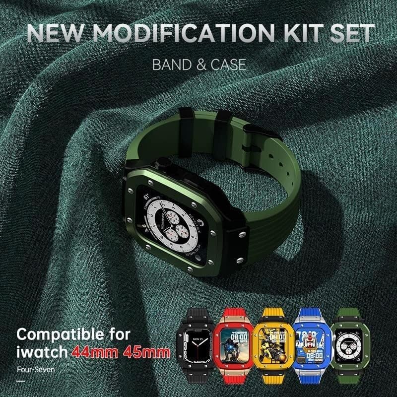 Kit de modification Apple Watch 45mm en acier inoxydable luxe - 2