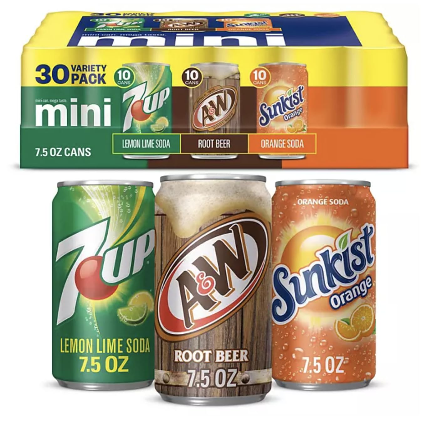 MICRODIET レモン 7 PACKS 　2箱セットISSA Amazon.com : Valpa 7UP, A&W Root Beer and Sunkist Variety Pack
