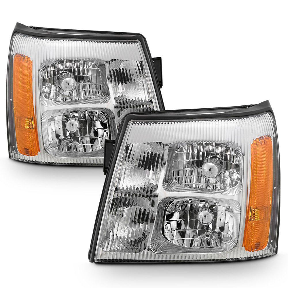 ACANII - For 2003-2006 Cadillac Escalade (HID Model) Headlights Headlamps Factory Style Lights Driver + Passenger Side