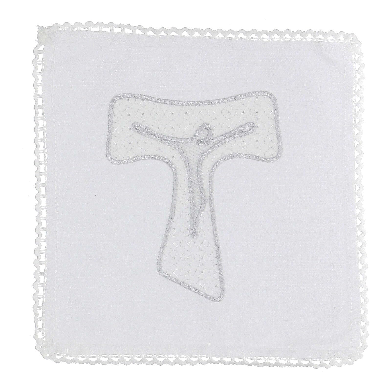 Holyart Servizi da Messa e conopei: Servizio Santa Messa 100% Cotone Ricamo Tau