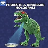 Vista 4 de STEAM Life Juguetes de dinosaurio a control remoto para niños de 3-5 5-7, sonido rugido iluminado y realista, juguete robot de dinosaurio T rex