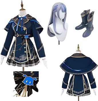 Amazon.co.jp: 実物撮影！ R VTuber 雨海ルカ コスプレ衣装