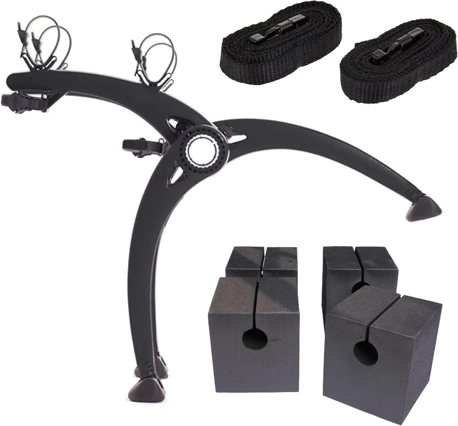 Amazon.com : Saris Bones Trunk Bicycle Rack with Saris Bike Wheel ...