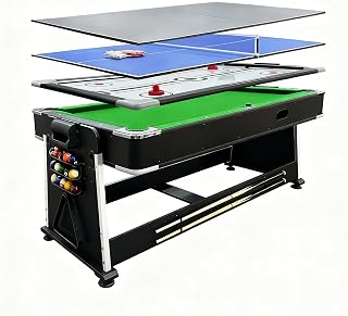 Toy Cult 4-in-1 Multi Game Table, Pool, Table Tennis, Air Hockey, 7 Ft x 3.8 Ft x 2.9 Ft Price In India