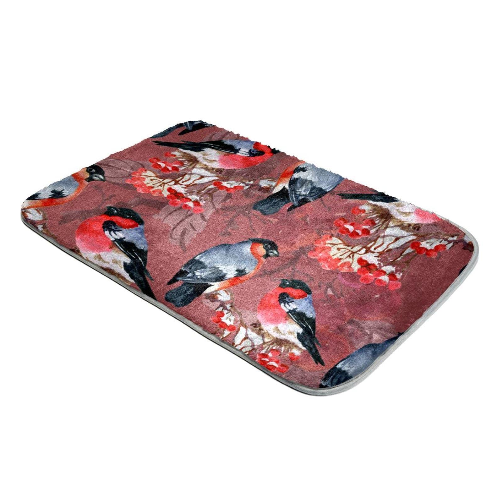 Tapis à poils longs fausse fourrure oiseaux doux pour sol froid
