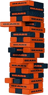FOCO unisex adult NFL Team Logo Stackable Blocks Game, Team Color, 9-208 US