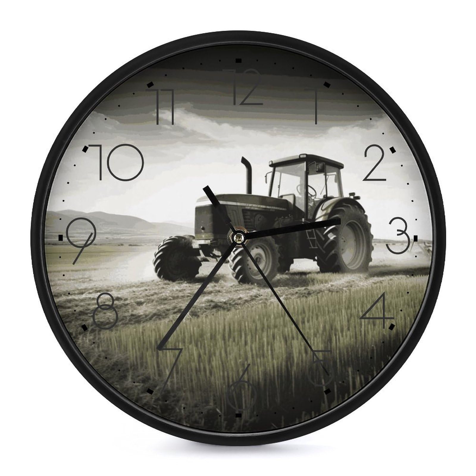 Horloge murale tracteur silencieuse pour ne plus entendre de bruit dans votre chambre