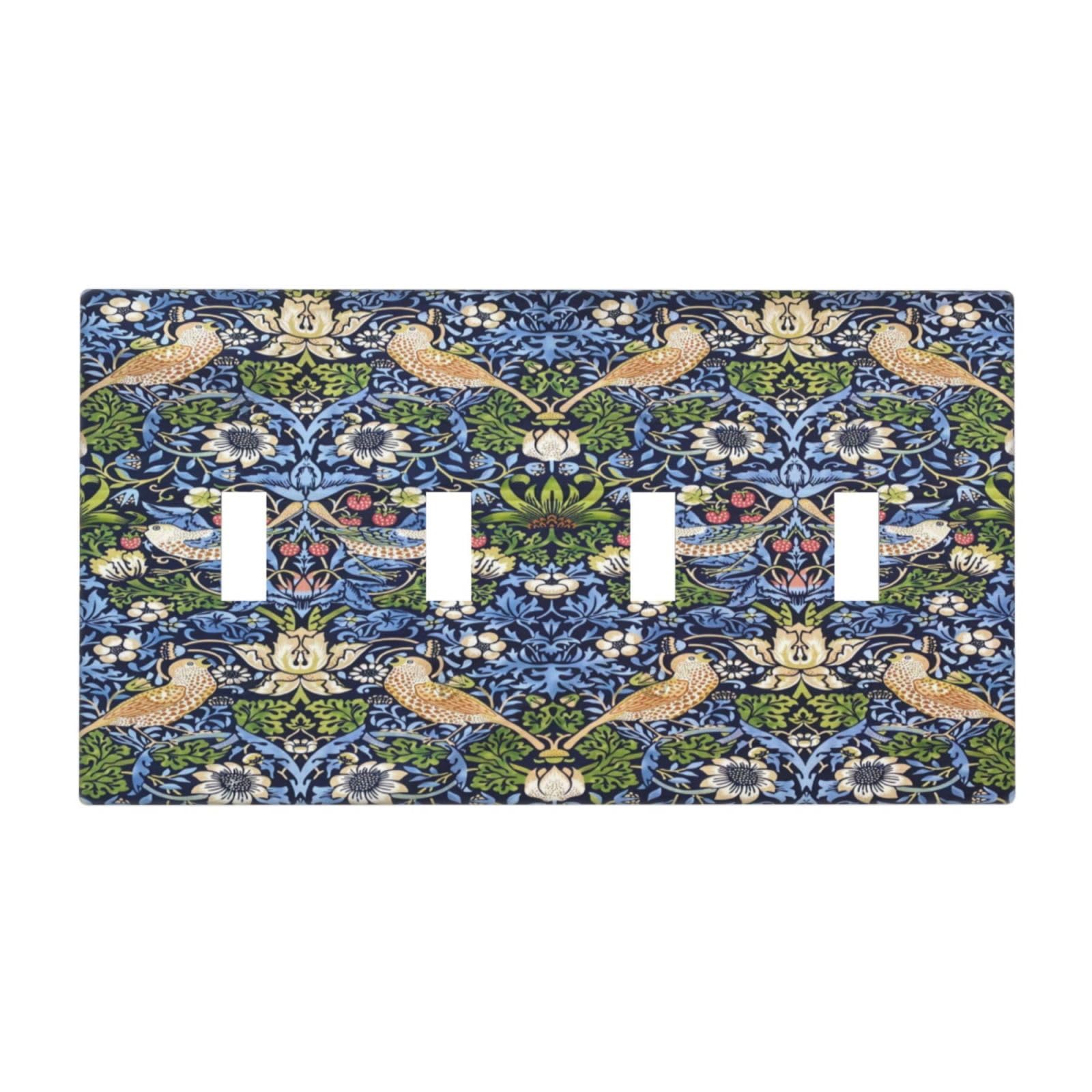 Vintage Birds Wall Plates - Decorative Outlet Covers -16 Vintage Birds Wall Plates - Decorative Outlet Covers -16