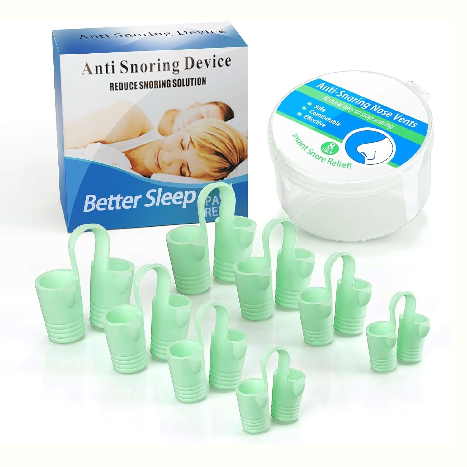 KinomiYa 8pcs Anti Snoring Nose Vents Device That Work Anti Nose Vents for Snoring Devices Snoring Devices for